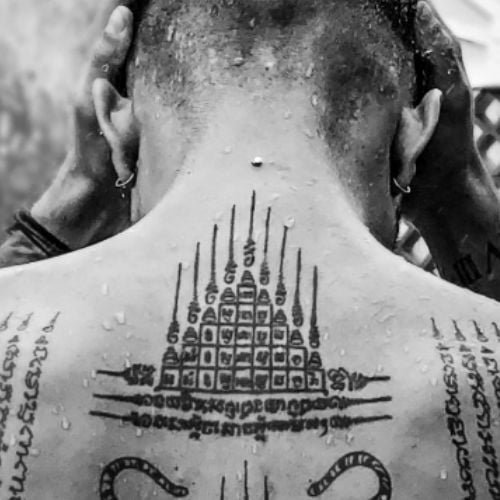 Tattoo muay thai fighter