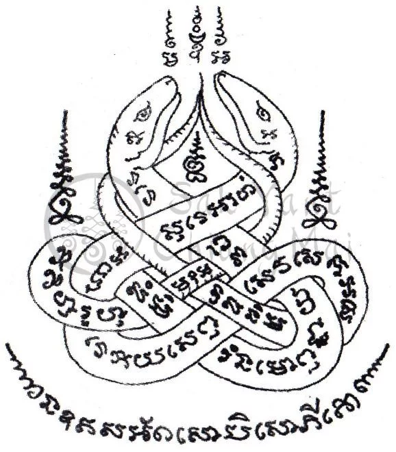 Symbol Talisman,Thai Ancient Traditional Tattoo Stock Vector - Illustration  of religion, buddha: 274463491