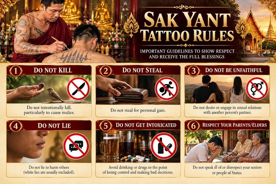 Sak Yant Rules