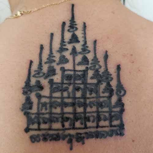 Sak Yant Tattoo at Wat Bang Phra