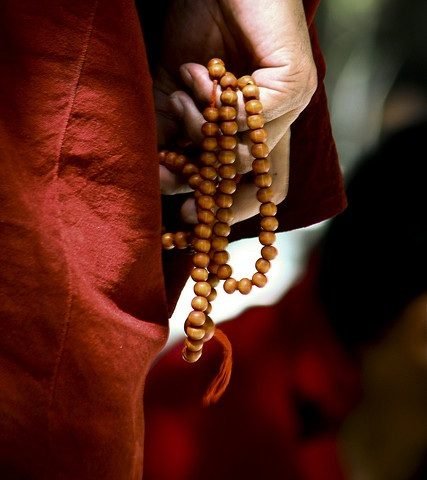 White Clay Buddha Mala 13-14mm – Beads of Paradise